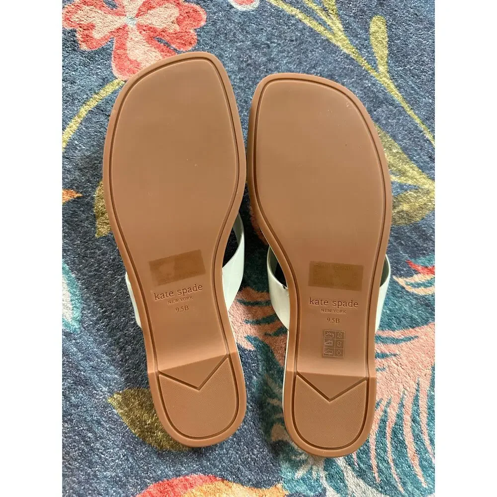 New Kate Spade Flower Flip Flop Sandals Size 9.5